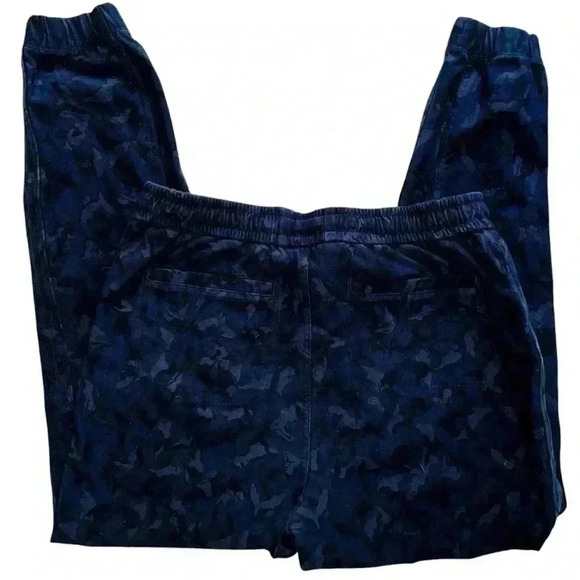 Athleta Farallon Jogger dark blue camouflage size 8 - Picture 2 of 7